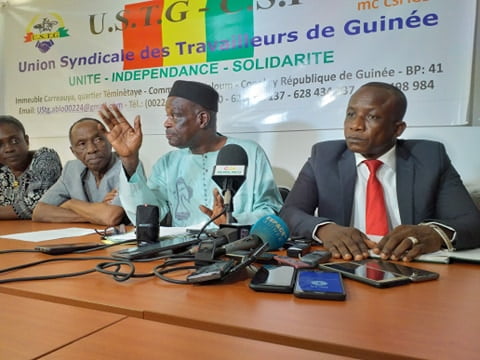 Guinée : USTG version Abdoulaye Camara invite les travailleurs à vaguer à leurs occupations (déclaration)
