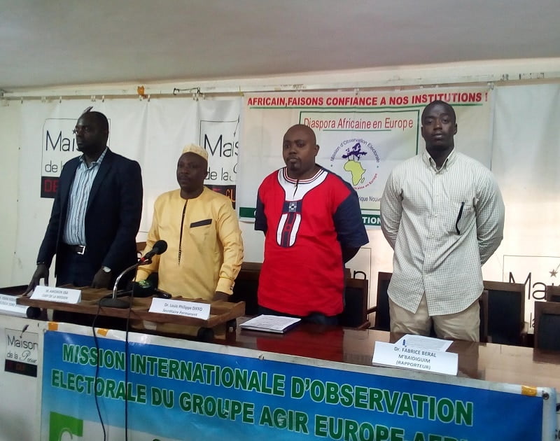 La mission conjointe d&rsquo;observation Électorale de la Diaspora Africaine en Europe…prône l’apaisement autour de la tenue du référendum