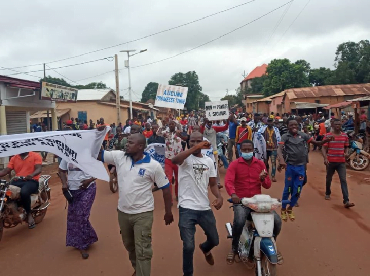 Siguiri, bastion d’Alpha Condé, ce que l’on sait de manif contre le 3e mandat…