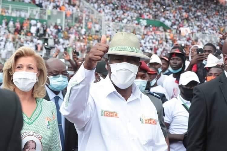 Côte d’ivoire – présidentielle du 31 octobre : Alassane Ouattara, investi candidat du RHDP