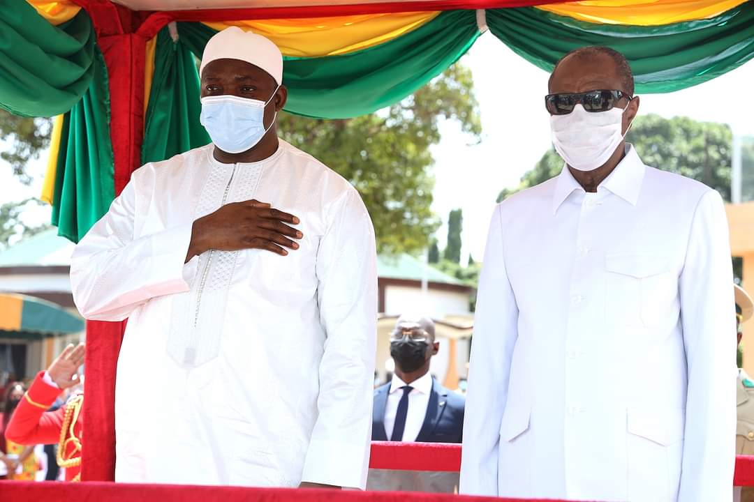 La présence d’Adama Barrow en Guinée : voici les raisons de sa visite !