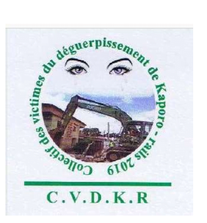 DECLARATION DU COLLECTIF DES VICTIMES DE KAPORO-RAILS, KIPE 2 ET DIMESSE
