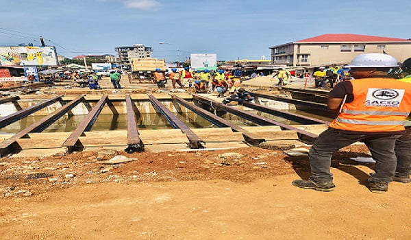 Travaux publics : le trafic routier perturbé ce lundi pour cause des travaux de reconstruction du pont de Kaporo marché