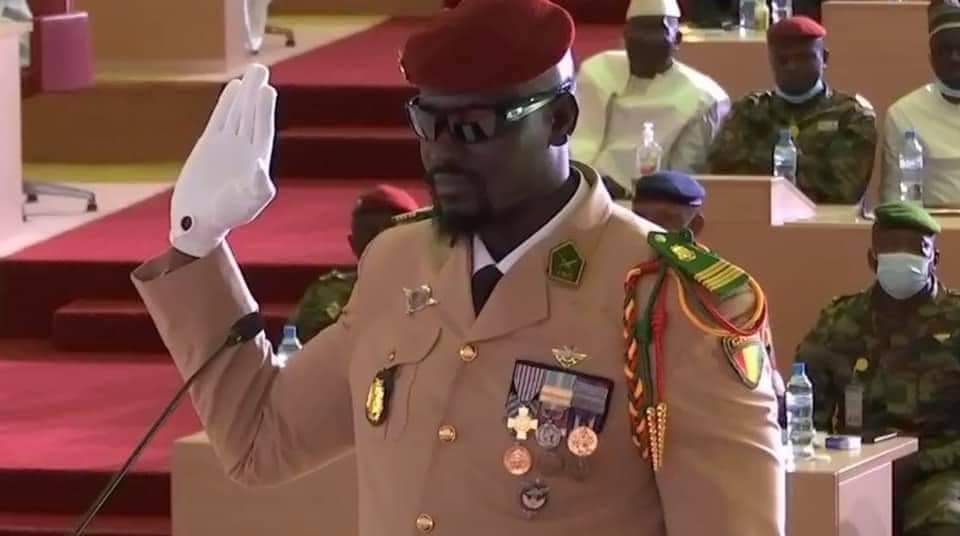 Guinée. Col. Doumbouya, investi président de la transition, promet que la justice instaurera la crédibilité de l’Etat
