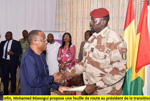 Enfin, Mohamed Béavogui propose une feuille de route au président de la transition !