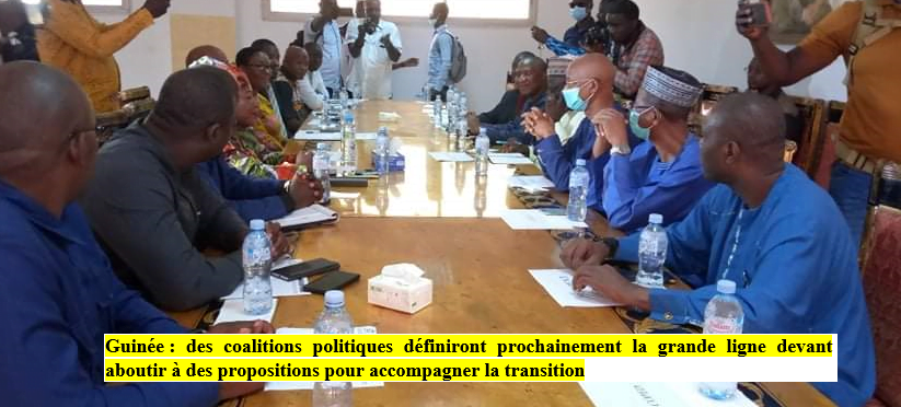 Guinée : des coalitions politiques définiront prochainement la grande ligne devant aboutir à des propositions pour accompagner la transition