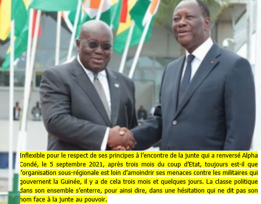 Transition en Guinée : la CEDEAO a-t-elle été mal comprise par les acteurs politiques ?