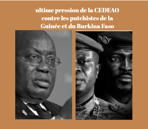 Menace de sanctions : la CEDEAO décide d’envoyer des missions en Guinée et au Burkina Faso en vue de préparer un rapport pour le prochain sommet