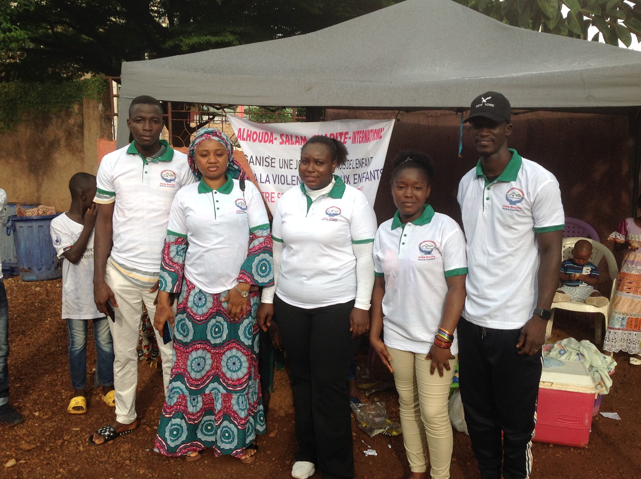 L’O.N. G AL HOUDA SALAM CHARITÉ international organise en Guinée une journée de l’enfant sous le thème « halte à la violence faite aux enfants