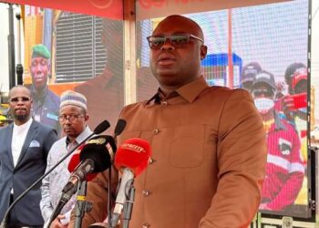 Boké : le Premier ministre, Dr Bernard Goumou procède au lancement du projet de bauxite de Koumbia