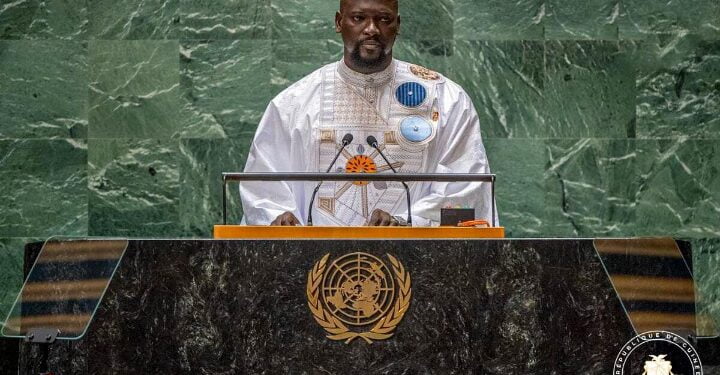 Le Colonel Doumbouya réclame le respect de l&rsquo;Afrique à la tribune de l&rsquo;ONU