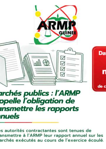 𝗟&rsquo;𝗔𝗥𝗠𝗣 𝗿𝗮𝗽𝗽𝗲𝗹𝗹𝗲 𝗹’𝗼𝗯𝗹𝗶𝗴𝗮𝘁𝗶𝗼𝗻 𝗱𝗲 𝘁𝗿𝗮𝗻𝘀𝗺𝗲𝘁𝘁𝗿𝗲 𝗹𝗲𝘀 𝗿𝗮𝗽𝗽𝗼𝗿𝘁𝘀 𝗮𝗻𝗻𝘂𝗲𝗹𝘀